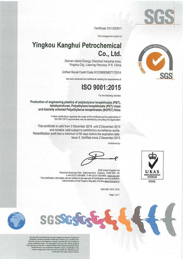 ISO9001：2015质量管理体系（英文版）